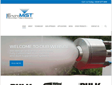 Tablet Screenshot of enviro-mist.com.au